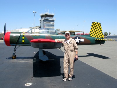 My buddy John, the owner of the CJ-6