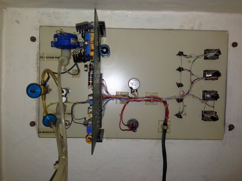 Back of Interface on Cabinet