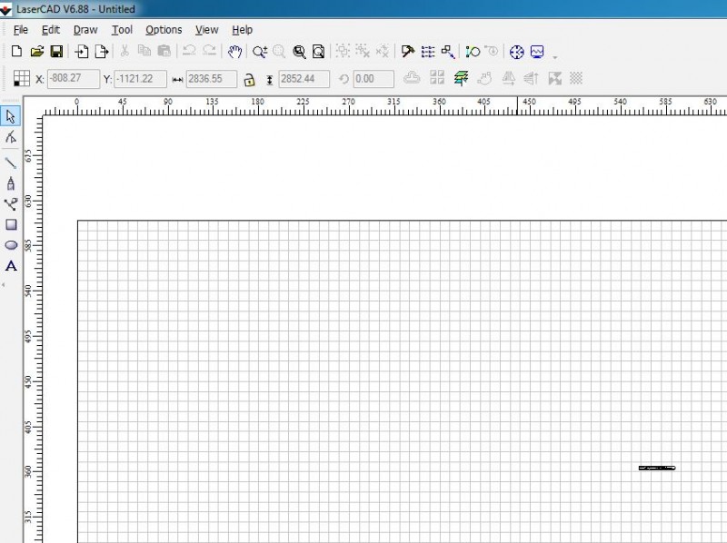 File imported into LaserCAD