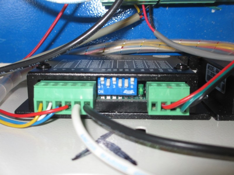Top of Y stepper motor driver