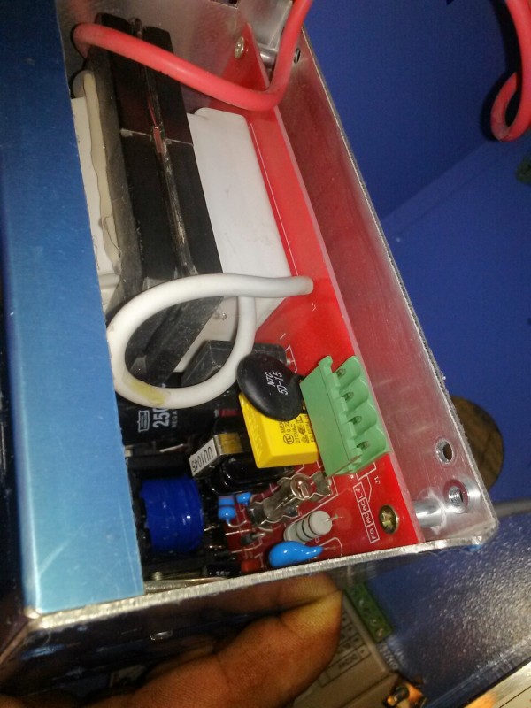 Here is the back of the PSU.