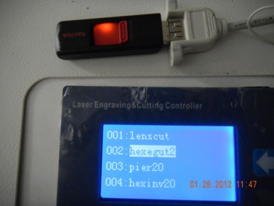 step #1 select file from board memory
